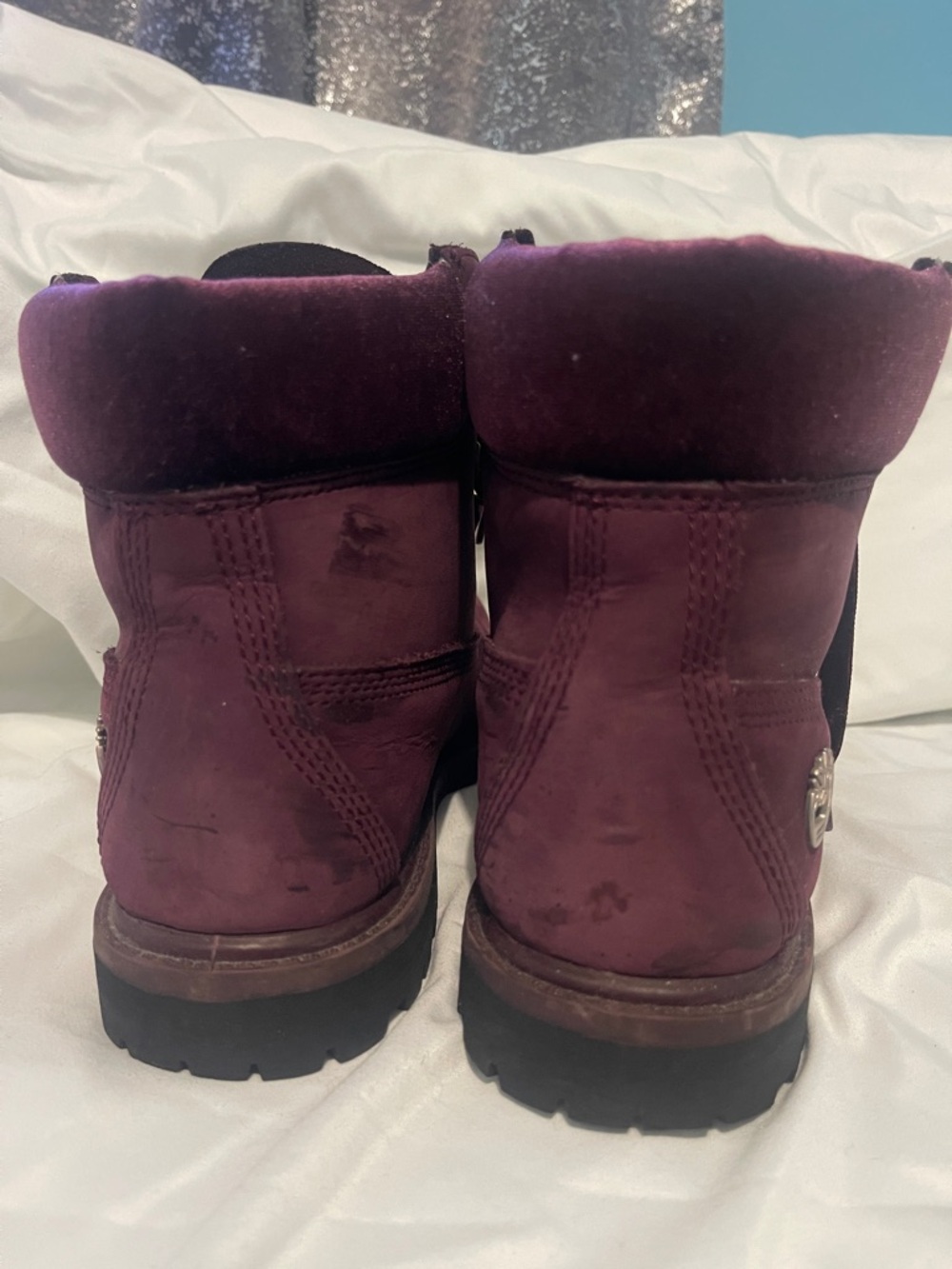 Timberland Deep Burgundy Nubuck Hiking Boot - Picture 8 of 10